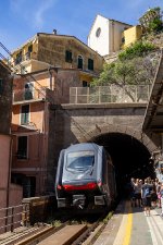 Disappearing beneath Vernazza